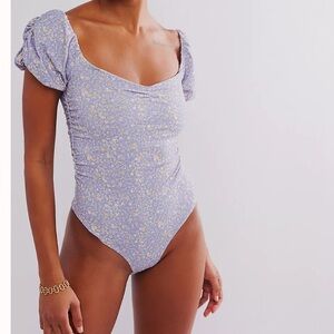 Printed Bella Bodysuit free people